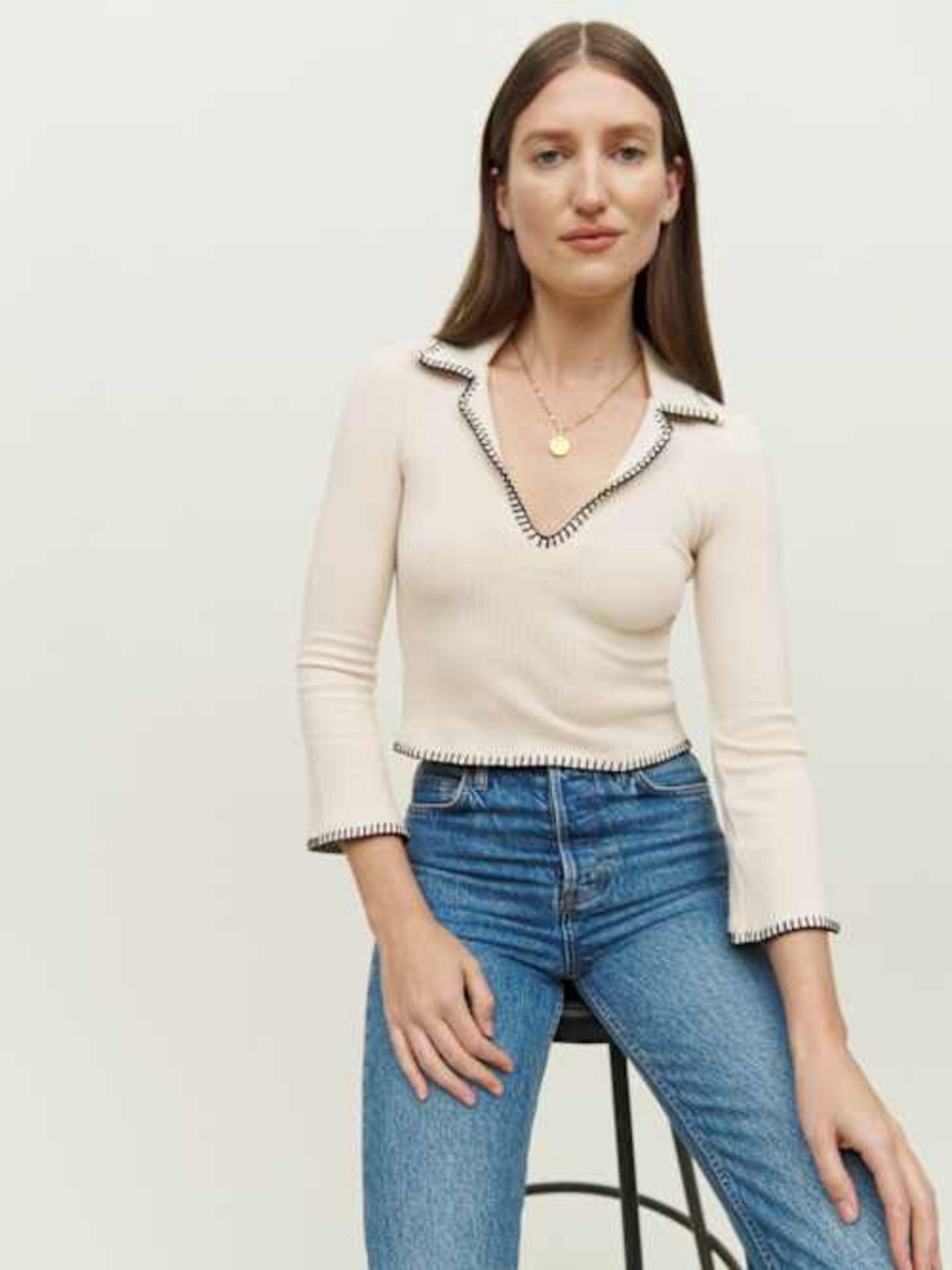 🐑 Reformation Nolen Top